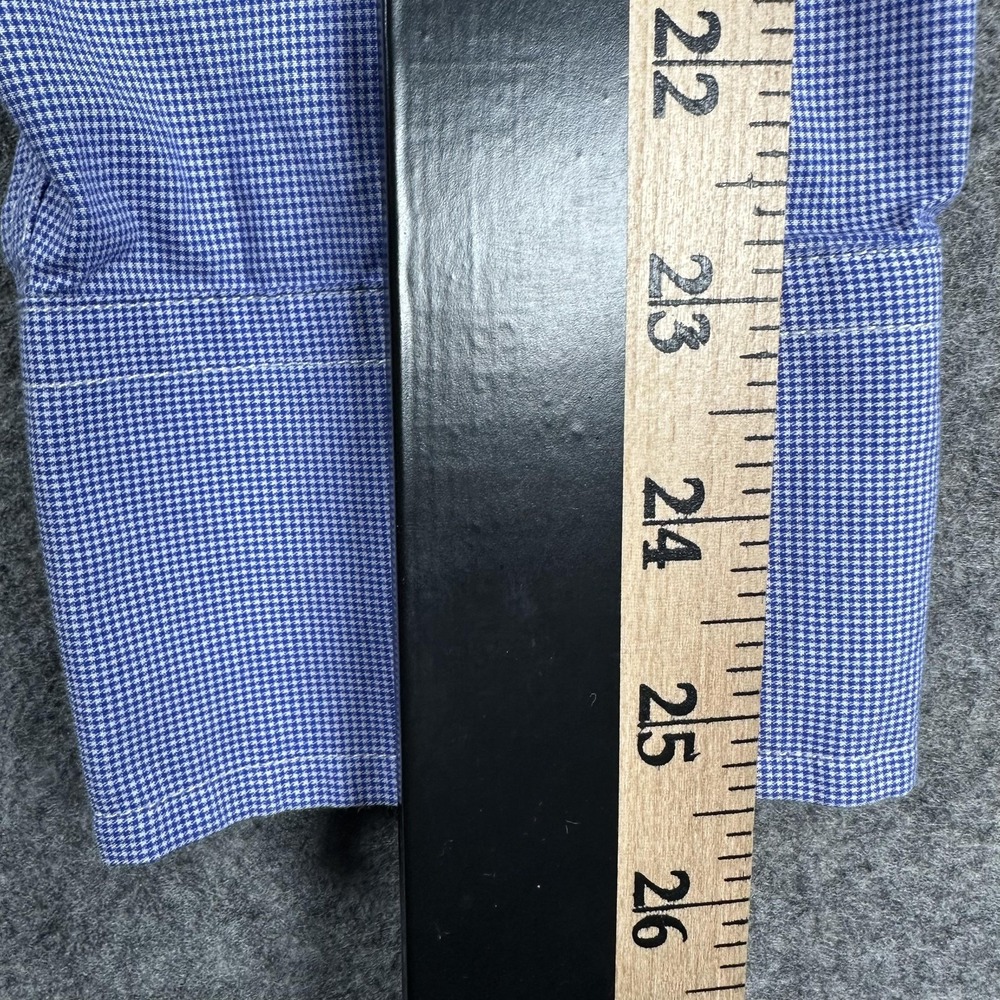 UNTUCKit Rossese Shirt Mens 2XL Blue Check Regular Fit Button Down Long Sleeve - Picture 9 of 15